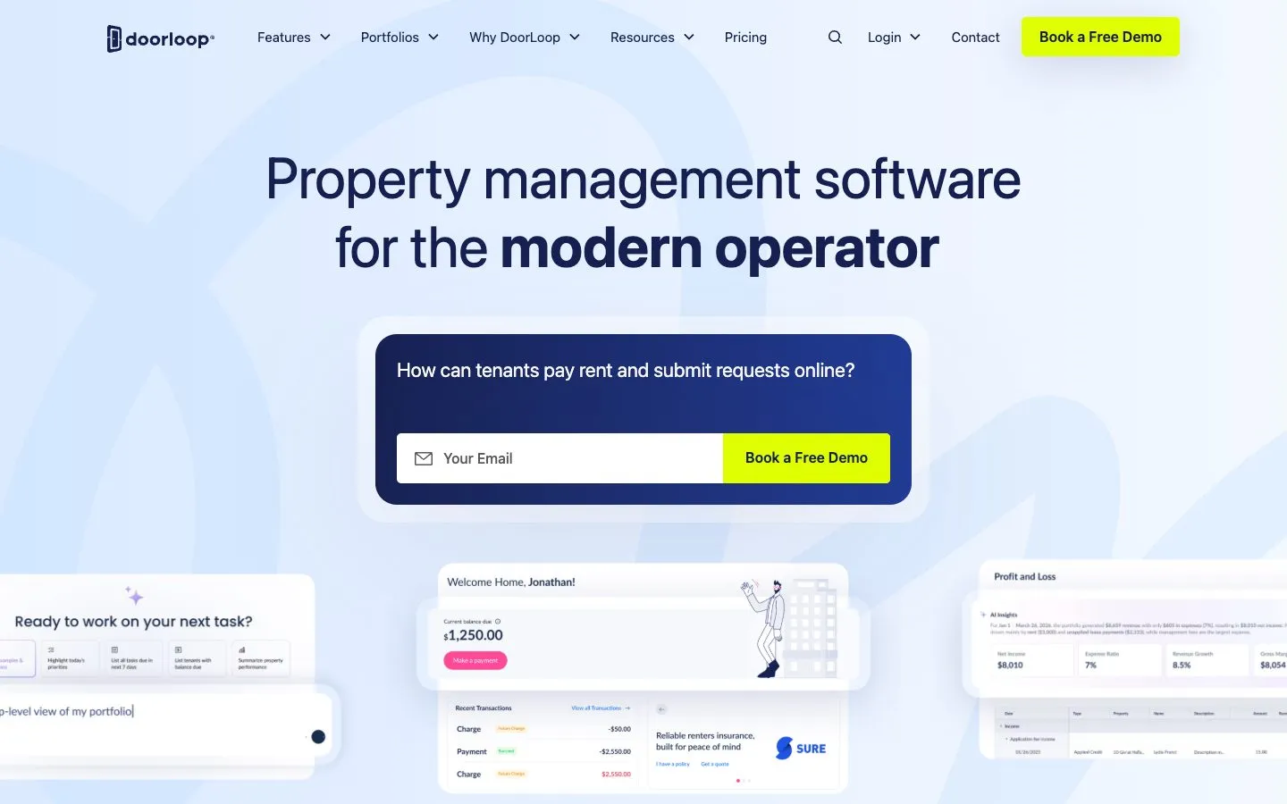 The DoorLoop property management platform